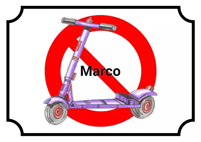 Warnschild Zutritt verboten Warnung - Zutritt verboten Scooter verboten Bild